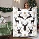 thumbnail image 5 of Ganfancp Christmas Flannel Printed Blanket New Office Nap Blanket Fleece Blanket Leg Blanket Warm Sofa Blanket Ofertas Del Día Sólo En Línea Manta*1, 5 of 6