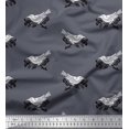 thumbnail image 1 of Soimoi Polyester Crepe Fabric Branch & Bird Block Fabric Prints by Yard 42 Inch Wide, 1 of 3