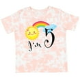 thumbnail image 3 of Inktastic I'm 5 Fifth Birthday Sun Rainbow Boys or Girls Toddler T-Shirt, 3 of 5
