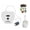 White, variant on 1.5 Watt Mini Aquarium Air Pump,Nano Quiet Aquarium Air Pump,Portable Mini Oxygen Aerator Kit with AirStone Tubing & Storage Bag,for 1 to 15 Gallon Betta Tank, Fish Bowl, Desk Small Tank