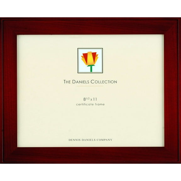 Dennis Daniels W4911R 8.5 x 11 in. Step Molding Frame - Rosewood