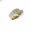 Gold, variant on Full Diamond Men's And Women's Stainless Steel Jewelry Ring