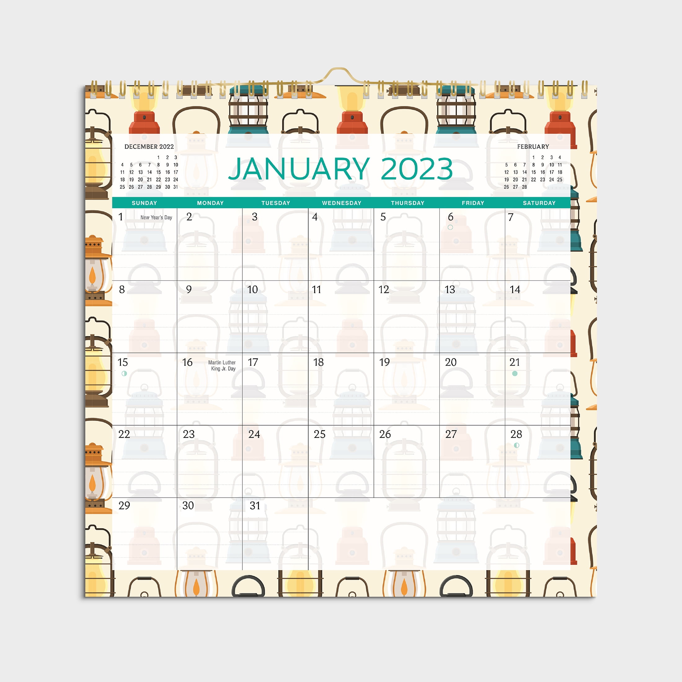 Pen+Gear 2023- 12 Month Calendar-Outdoor Border-12x12 Spiral bound- by Pen + Gear