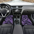 thumbnail image 3 of Renewold Bat Spider Web Violet Car Floor Mats Auto Carpet Rugs Set of 4, Anti-slip Universal Fit for SUVs Sedans Trucks, Halloween Car Interior Accessories for Women Men, 3 of 7