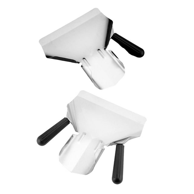 tredstone Fries Shovel Kitchen Gadget Popcorn Scoop Stainless Steel Rustproof Fine Workmanship Compact Size Household Accessories Dual Handles