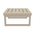 thumbnail image 3 of Luxury Commercial Living 25.5" Taupe Brown Patio Square Coffee Table, 3 of 9