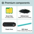 thumbnail image 4 of greencycle 3 Pack Compatible Toner Cartridge Replacement for HP 410A 410X CF410A CF410X Black Toner use in Color LaserJet Pro M477fdn M477fdw M477fnw M452dn M452dw M452nw Printer, 4 of 8
