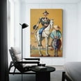thumbnail image 3 of Póster de pintura de Don Quijote de Picasso (10), impresión de imagen, arte de pared, póster, pintura, lienzo, carteles, obras de arte, regalo, habitación, estética, 24 x 36 pulgadas (60 x 90 cm), 3 of 6
