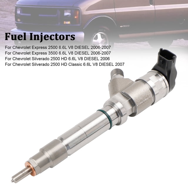 1PCS Fuel Injector 0445120042 Fit Chevy Fit GMC Duramax Hummer 6.6L 2006-2007