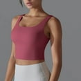 thumbnail image 4 of Zynviq Cropped Going Out Tops for Women Sleeveless Round Neck Yoga Solid Shapewear Tank Tops Womans Shirts XL, 4 of 7