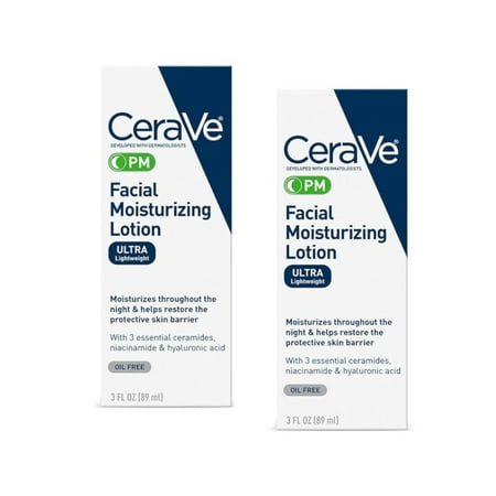 Cerave Facial Moisturizing Lotion Pm 3 Oz (2 Pack)