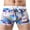 Light Blue, variant on WREESH Men's Swim Trunks Square Cut Shorts Print Swim Suits Fashion Elastic Waistband Beach Shorts Casual Drawstring Sports Shorts Bathing Suits Purple