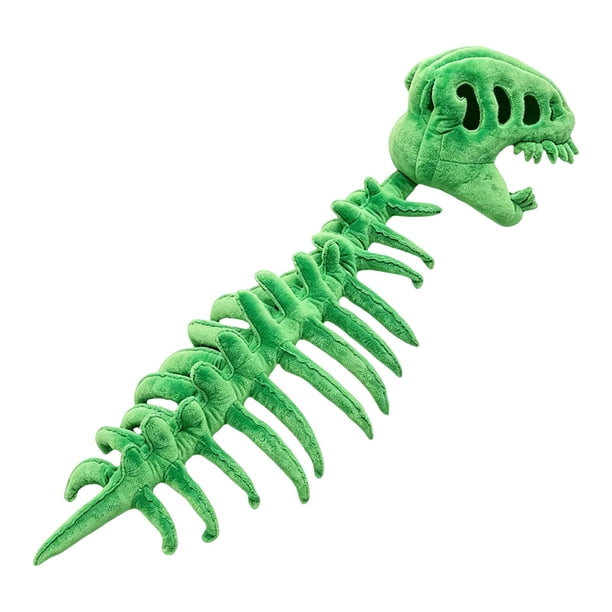 Disfraz de esqueleto de dinosaurio 3D para Halloween, ideal para representaciones teatrales y juegos de simulación realistas. Verde