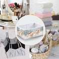 thumbnail image 4 of Foldable Fabric Storage Bin Home Cubes Clothing Organizer Bins Large Collapsible Box Basket for Home Organizer Cute Brown Dog Wearing Hats, 4 of 7
