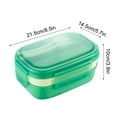 thumbnail image 2 of Bento Box Adult Lunch Box 1900 ml Stackable Leak Proof With Utensil Set Microwave Freezer Dishwasher Safe, 2 of 3