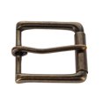 thumbnail image 2 of B6231 Antique Brass, Roller Heel Bar Buckle, Solid Brass-LL, Multiple Sizes, 2 of 10