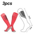 thumbnail image 2 of 3 Pack Baseball Soccer Softball Socks for Youth Kids and Tube Socks,pink, 2 of 5