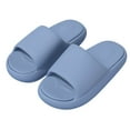 thumbnail image 3 of B91xZ Mens Slide Sandals Quick Dry Flip-Flop Slides Soft Comfort Fit & Arch Support,Light Blue 45, 3 of 5