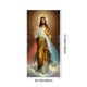 thumbnail image 3 of Bandera navideña para puerta | Decoración navideña de poliéster de 180 x 90 cm | Tema religioso: Salvador, María, los Tres Reyes Magos y el Ángel | Decoración para fotos de fiestas en interiores y, 3 of 6