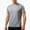A_ Gray, variant on Mens Crew Neck Short Sleeve T Shirts Plus Size Quick-Dry Breathable Solid Pullover Cozy Lightweight Workout Gym Top Light Blue XL