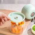 thumbnail image 5 of Fufafayo under $5 Mini Food Processor, Rechargeable Garlic Crusher, USB Charging, Portable Blender for Food Nut Chopper, Wireless Kitchen Gadget for Grinding Mixing, 5 of 6