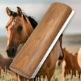 thumbnail image 5 of Original Deshedding Grooming Tools for Horse, Cats & Dogs Easy Ergonomic Wooden Handle Professional Brush Grooming Tool, Remove painlessly, 5 of 5