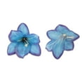 thumbnail image 3 of Unique Bargains 2 Pcs Duckbill Clip Simulated Flower Hair Clips for Women Blue, 3 of 5