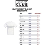 Pro Club Men's 3-Pack Heavyweight Cotton Short Sleeve Crew Neck T-Shirt