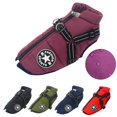 thumbnail image 2 of Waterproof Warm Dog Jacket Vest Winter Dog Clothes With Harness French-Bulldog Coat Pet Costume for Small Large Dogs Chihuahua ShopWise Round, 2 of 14
