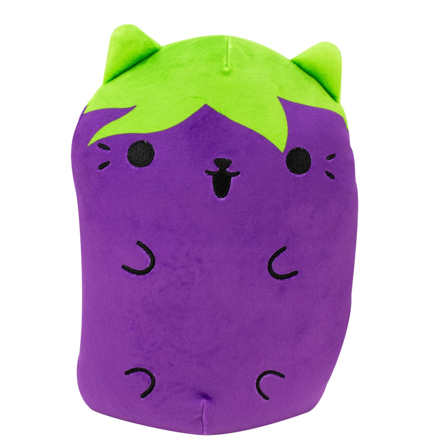 Cats vs Pickles Jumbo Eggplant 8" Super Soft and Squishy Bean
