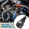 thumbnail image 3 of 2pcs Car 3/8 Fuel Line Quick Connector Fuel Line Nylon Hose Pipe Straight Female Connector for 3/8 to 5/16 ID Nylon Tube, 3 of 6