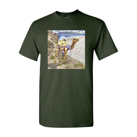 Mystical Camel Desert Pyramid Tanya Ramsey Artworks Art DT Adult T-Shirt Tee