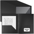thumbnail image 1 of Carpeta de archivos Teling, 48 unidades, negra, 2 bolsillos, 30,5 x 24 cm, 1 of 6