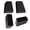 Black, variant on 4Pcs Ladder Feet Cover Replacement Nonslip Step Ladder Foot Pad Rubber Cushion Extension Ladder Cover Security Bumper