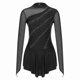 thumbnail image 1 of Long Sleeve Mesh Dance Leotard with Glitter Rhinestones for Women, 1 of 5