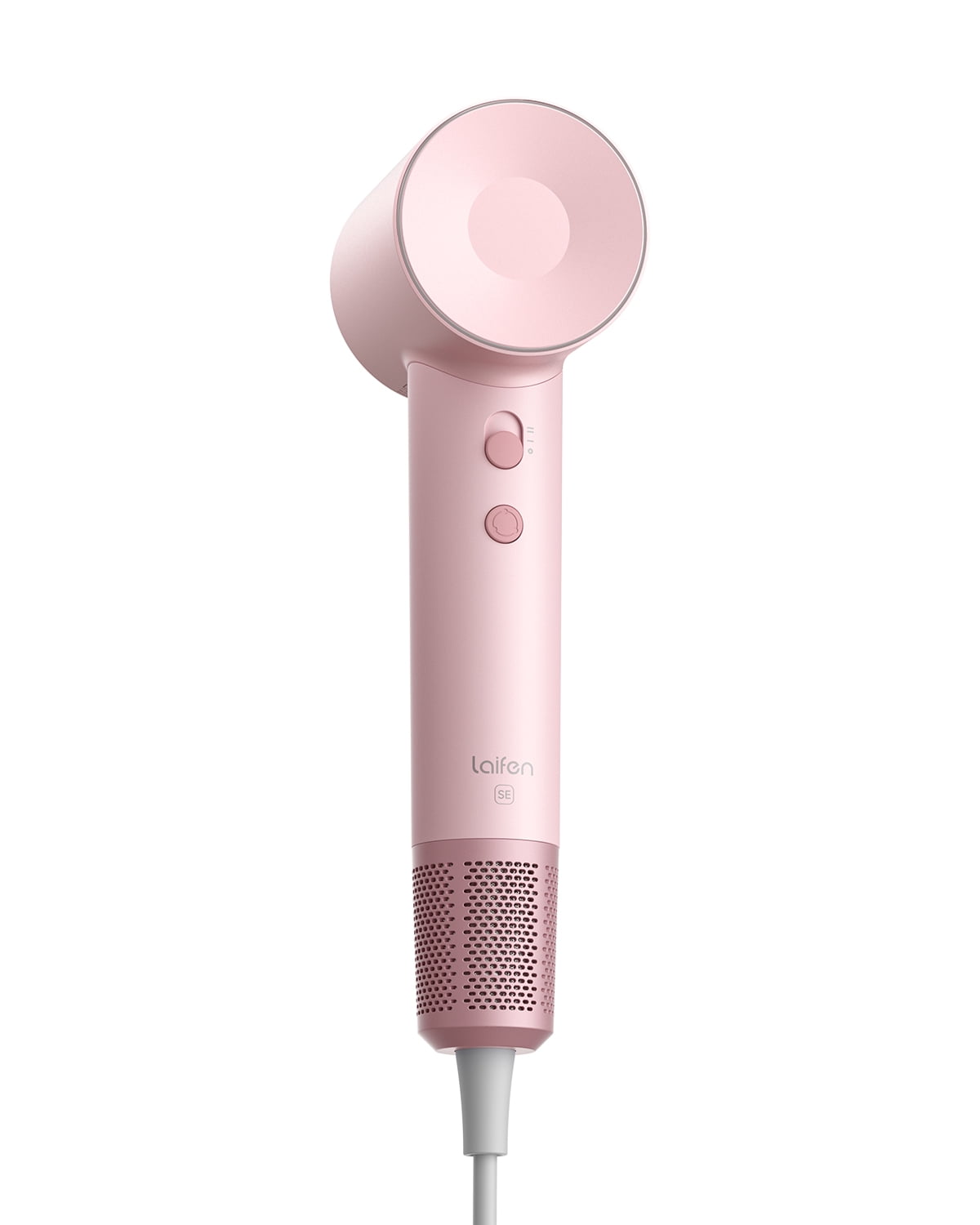 Laifen SE Hair Dryer, 105,000 RPM Ionic Blow Dryer with 3 Magnetic Attachments - Pink