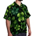 thumbnail image 2 of Saint Patrick's Day Men's Short Sleeve Beach Shirts, Casual Button Down Poplin Printed Summer Tops - Unisex, 2 of 6