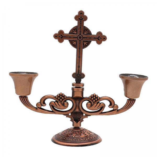 2x candeliere de 2 brazos para s de pilar candeliere, candeliere de ración Centro de perfecl Candelero Pilar