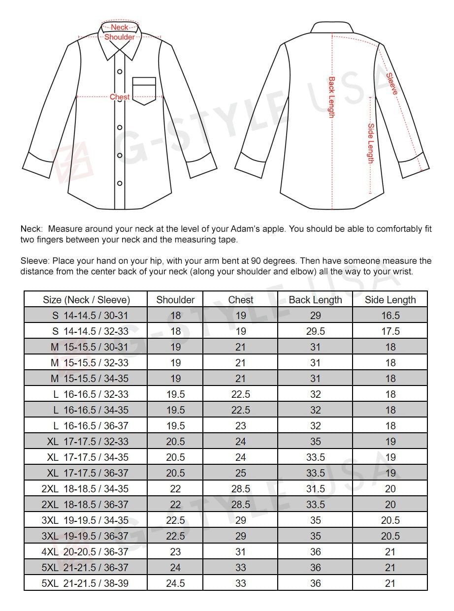 G-Style USA Men's Slim Fit Long Sleeve Dress Shirt - Ivory G-Style USA Men's Slim Fit Long Sleeve Dress Shirt - Ivory