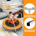 thumbnail image 5 of Mersco 36" Kids Trampoline for Toddlers,Indoor & Outdor Trampoline with Handle for 2+ Years Kids,Baby Toys Gifts for Boys Girls, Birthday, Orange, 5 of 11