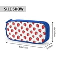 thumbnail image 4 of Vsdgher Hand Drawn Strawberry Print Large Capacity Pencil Case Pouch with Zipper, Portable Aesthetic Big Capacity Pencil Cases Pen Office Travel Stationery Bag, 4 of 8