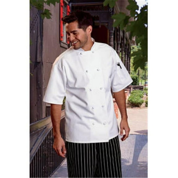 0484-2501 Extra Small Monterey Chef Coat in White