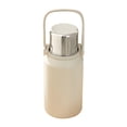 thumbnail image 5 of Tuvgenk Bouteille d'Eau Isolée de 34 Oz avec Poignée, Bouteille d'Eau de Sport en Acier Inoxydable, Flasque Réutilisable Étanche, Blanche, pour Gym, Randonnée, Plein Air, 5 of 5