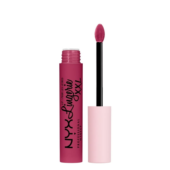 NYX Professional Makeup Lip Lingerie XXL Smooth Matte Liquid Lipstick, 16hr Longwear, Staying Juicy, 0.13 fl oz