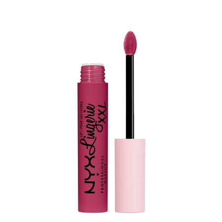 NYX Professional Makeup Lip Lingerie XXL Smooth Matte Liquid Lipstick, 16hr Longwear, Staying Juicy, 0.13 fl oz