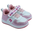 thumbnail image 2 of Barbie Toddler Girls' Sneakers - Pink & White Barbie, Size 6, 2 of 8