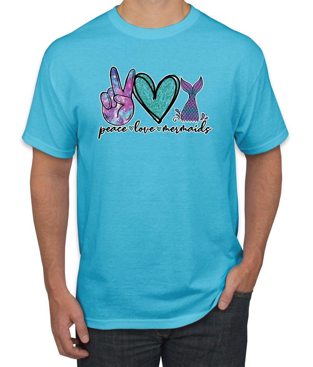 Wild Bobby, Peace Love Mermaids Womens 