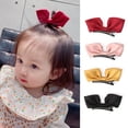 thumbnail image 3 of 2PCS New Korean Bow Hairpins Children Sweet Cute Headwear Girls Clips Barrettes Hairgrips Hair Accessories, 3 of 10