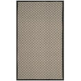 thumbnail image 2 of SAFAVIEH Four Seasons Clayton Geometric Polyester Area Rug, Ivory/Black, 3'6" x 5'6", 2 of 7