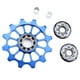 thumbnail image 3 of 2x 12T Bike Aleación de Aluminio Rodamiento Wheel Cambio Trasero Polea 4, 3 of 8